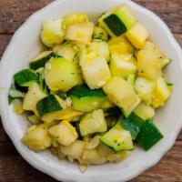 Fresh Summer Squash · Steamed and simply seasoned.