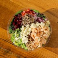 Grain Bowl (Large) · spring mix, organic baby spinach, organic farro, organic quinoa, organic wheatberry, sweet c...