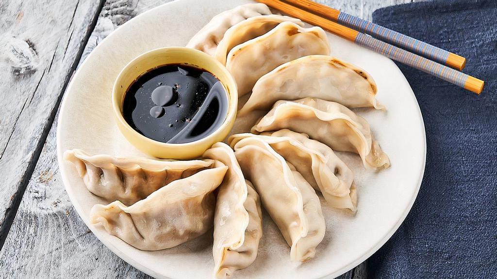Potstickers · Asian Style Dumplings filled with with Chicken & Vegetables. Heat & serve.