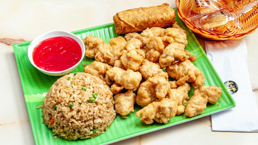 Sweet & Sour Chicken · Our hand-battered chicken with classic sweet and sour sauce.