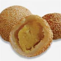 Sesame Balls ツ · Rice flour pastry filled with traditional mung bean paste and coated with sesame seeds.