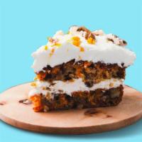 Carrot Cake · Its a sweet and moist spice cake, full of cut carrots and toasted nuts, and covered in cream...