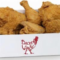 12Pcs Meal · 12 PIECES OF OUR HAND BREADED CHICKEN ON THE BONE. THE BOX INCLUDES 3 BREASTS, 3 THIGHS, 3 L...