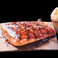 Cedar Plank Salmon · Served with choice of 2 sides (120-1280 Cal). 420 Cal.