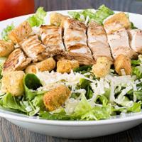 Grilled Chicken Salad · Lettuce, Tomato, Onion, topped with seasoned all-white meat. Add Bacon for additional cost.