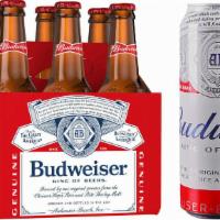 Budweiser · 25oz can or 6 pack bottles