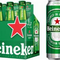 Heineken  · 25oz can or 6 pack bottles