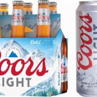 Coors Light · 25oz can or 6 pack bottles