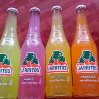 Jarritos · mexican drinks 
guava
lime
pineapple
mandarin