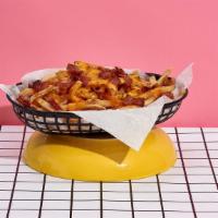 Bacon Cheese French Fries · French fries topped with bacon bits and melted cheese