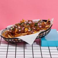 Chili Cheese Fries · French fries with chili and melted cheese