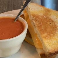 Grilled Cheese Sandwich · Hot sandwich filled with cheese that has been pan cooked or grilled.