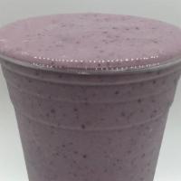 Super Shake  · Whey Protein, Blueberry, Peanut Butter, Banana, Strawberry, Flaxseed and Almond Milk.

Aller...