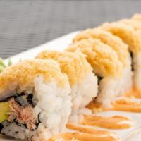 Beverly Hills Roll  · A deluxe California Roll...rolled in Crunchy Tempura Flakes