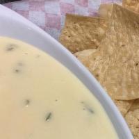 Queso Dip · Monterrey Jack Cheese and Tortilla Chips