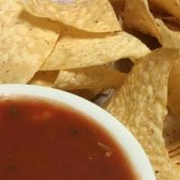 Chips And Salsa · Fresh Mild Salsa and Tortilla Chips