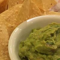 Chips And Guacamole · Fresh Guacamole and Tortilla Chips