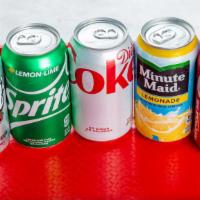 Canned Soda · Choose a flavor.