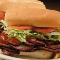 Smokehouse Special · Choice of one or two sliced meats on a 10-inch French roll topped with lettuce and tomato se...