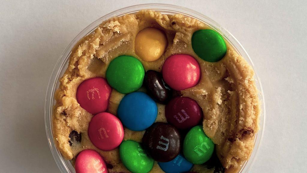 M&M Edible Cookie Dough · Do you love our M&M  cookie?! If so, you will definitely love the dough we use to make it!