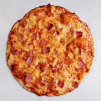 Hawaiian Pizza · Mozzarella, Marinara, Diced Pineapple, Ham