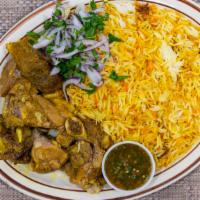 Mendi Lamb & Rice · Our most popular dish, tender lamb seasoned and slow-roasted to perfection. Served on top of...