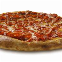 Loaded Pepperoni (Personal) · A pepperoni lovers dream, double the cheese, double the pepperoni. Topped with crushed red p...