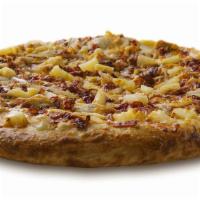 Bbq Chicken (Personal) · Homemade ranch, our special cheese blend, marinated chicken, bacon, sweet onions, and bbq sa...