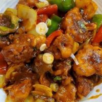 Gobi Manchurian · Cauliflower cooked in manchurian sauce. Served with side basmati rice.