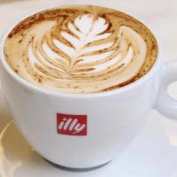 Latte (Illy Coffee) · Espresso blended with steamed and frothy milk.