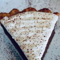 Slice Of Mae'S Chocolate Pie · chocolate pastry cream, whipped cream