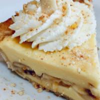 Slice Of Banana Cream · bananas, vanilla pastry cream, whipped cream, vanilla wafers