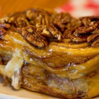 Sticky Bun · Full of pecans and lots of sticky!