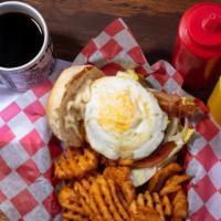 Hangover Burger · Bacon, egg (cooked to order), American cheese. 

Consuming raw or undercooked meats, poultry...