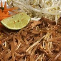 Shrimp Pad Thai · Hot and spicy.