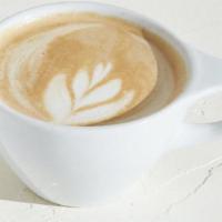 Latte · Double shot of Espresso with 8oz of steamed or iced milk. Select Whole Milk, Almond Milk, or...