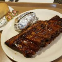 Slab Of Ribs · Served with bread and two sides.