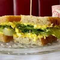 Curried Egg Salad · Vegetarian. Lightly Curried, with Romaine Lettuce.