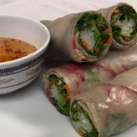 Spring Rolls · Two pieces.