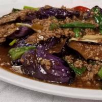 Spicy Chinese Eggplant Stir Fry · Spicy. Meat Choice chicken/pork/beef.