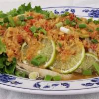 Steamed Tilapia With Lime Sauce · 