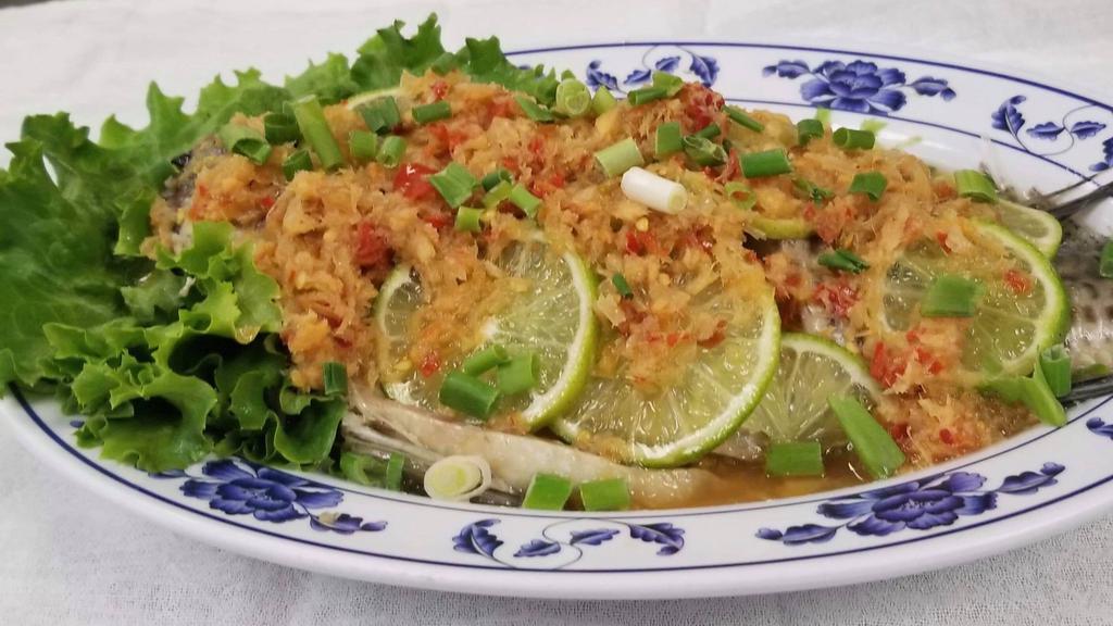 Steamed Tilapia With Lime Sauce · 