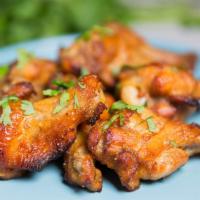 Korean Bbq · Delicious dry rub wings with 2 sides and a drink