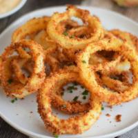 Onion Rings · tasty golden onion rings.