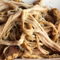 Pulled Pork · Available in 1/2 or full pound.
