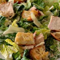 Caesar Salad · Chopped fresh romaine tossed in our creamy Caesar dressing, with fresh Parmesan and a garlic...