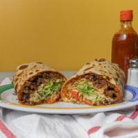 Chimichanga Burrito Asada · deep fried burrito steak