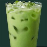 Iced Matcha Green Tea Latte · Smooth and creamy matcha is lightly sweetened and served with milk over ice. Green has never...