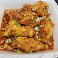 Hot Braised Wings (6 Pieces) · Hot and Spicy.