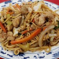 With Chicken · soft noodles.